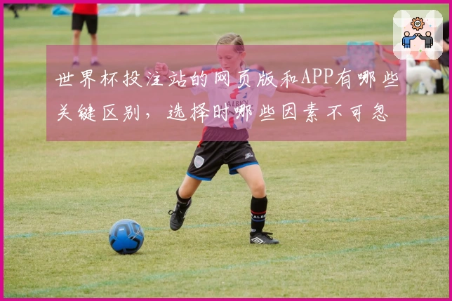 世界杯投注站的网页版和APP有哪些关键区别，选择时哪些因素不可忽视